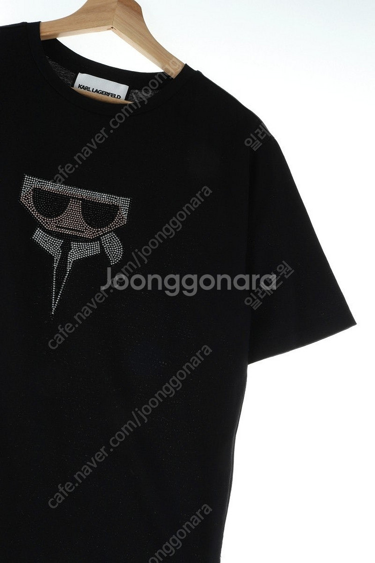 (M) 칼라거펠트 반팔 티셔츠 빅 페인팅 면 올드스쿨--0