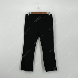 블랙 면바지 8부 (L size / BLACK)