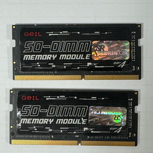 노트북용DDR4 Geil pc4 25600 8g램 2개 일괄