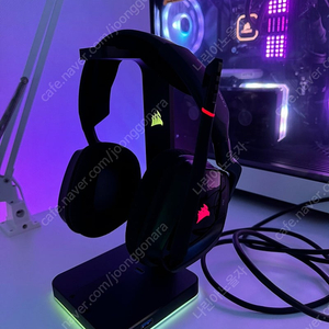 커세어 헤드셋 VOID RGB ELITE WIRELESS 무선/가상7.1ch 카본