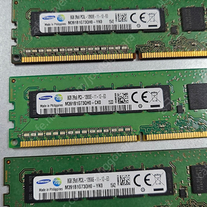 ddr3 8gb 삼성 양면램 판매합니다.