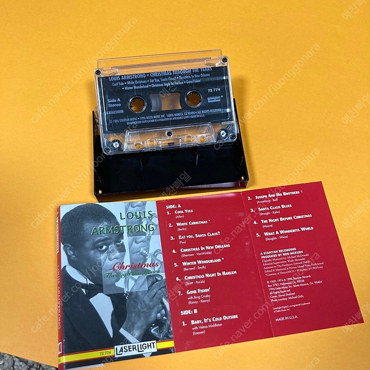 [중고음반/TAPE] 재즈앨범 루이 암스트롱 Louis Armstrong 크리스마스 캐롤 컴필레이션 이미지