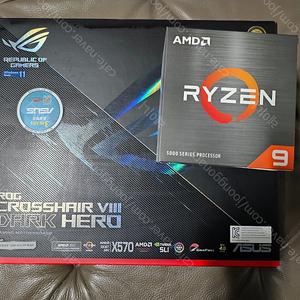 [미개봉 미사용 신품] AMD5950X / Asus X570 Dark Hero