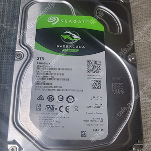 씨게이트 바라쿠다 3tb 3.5인치 hdd (베드섹터 있음) 팝니다