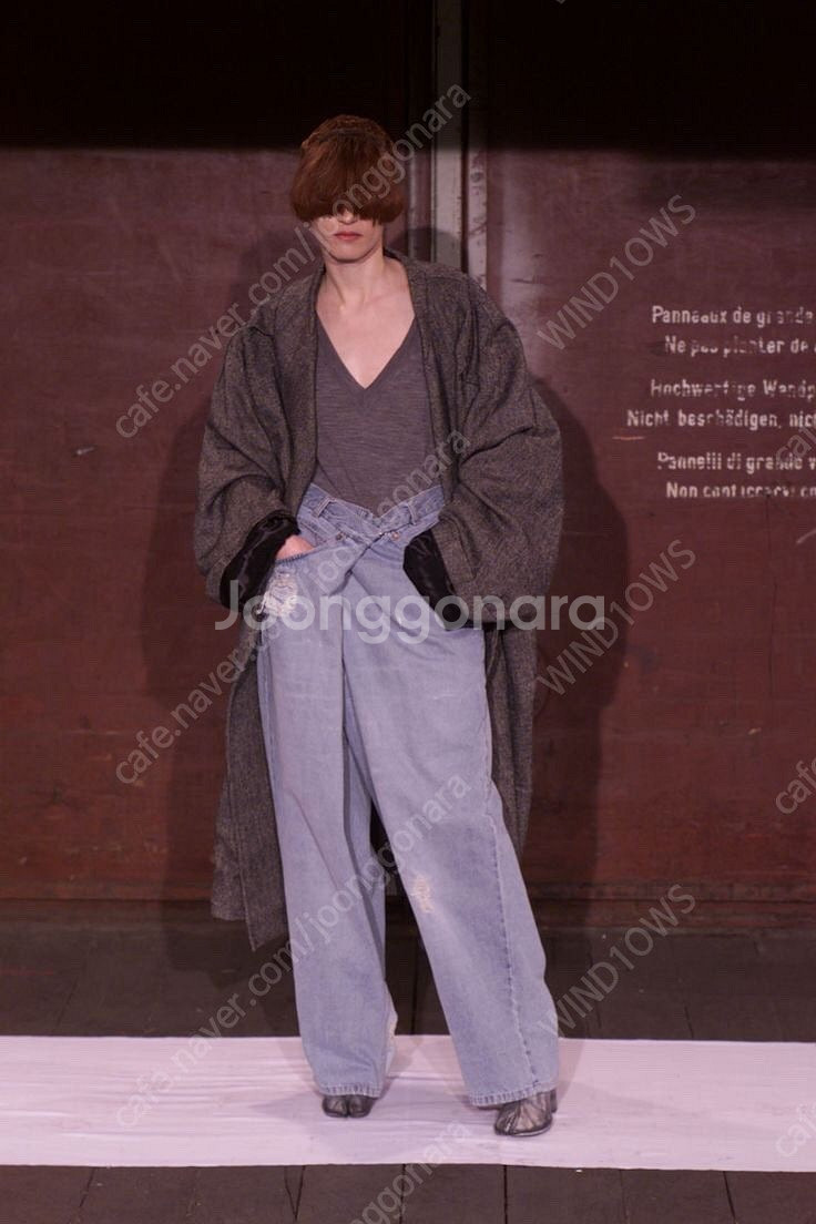 H&M Margiela 마르지엘라 오버사이즈 데님--3