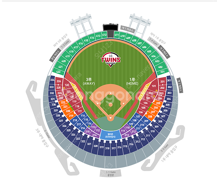 9월 5일 LG트윈스 vs SSG랜더스 경기 1루 2연...--0