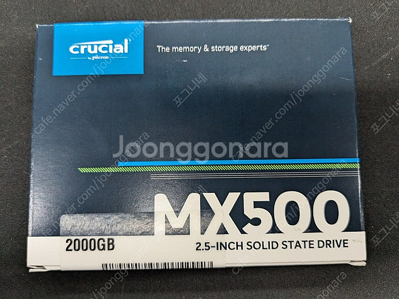 Crucial MX500 2TB SSD 직구 미개봉 판...--0