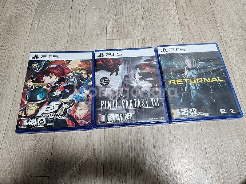 라오어1,2 용과같이7 외전, 인왕2 한정판, 파판16, 그란투리스모7,리터널 등 팝니다--4