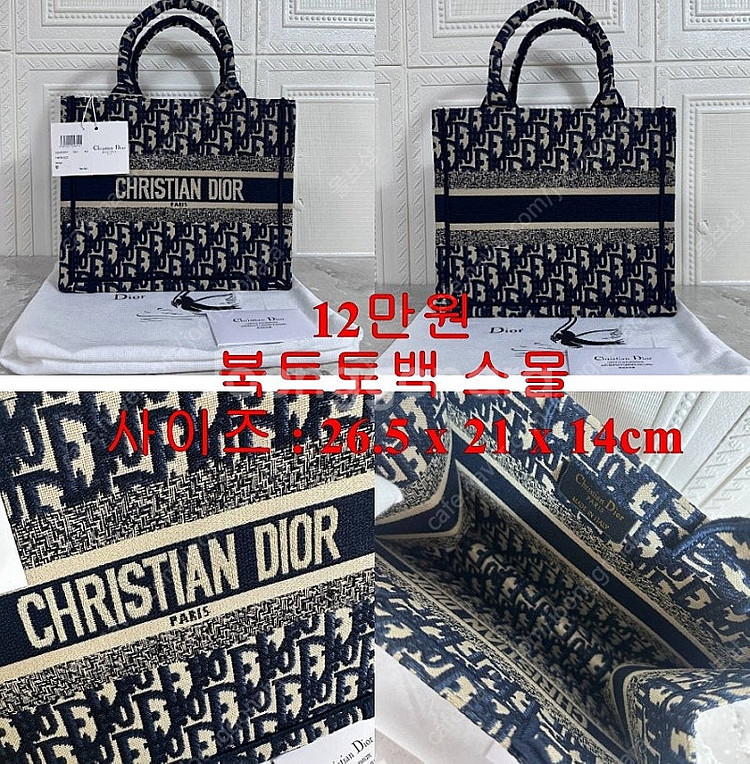 디올 북토트 미니백--3