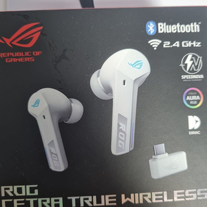 화이트 rog cetra true wireless speed nova