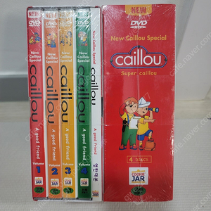 뉴 까이유 스페셜 풀세트 DVD ( new caillou special) - 미개봉 새것​