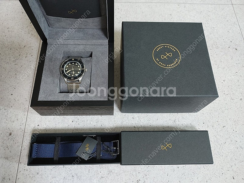 마이크로브랜드 스코브안데르센 1926 블루빈티지 오토매...--0