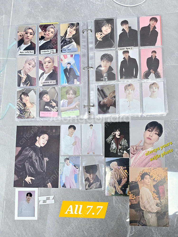 세븐틴 호시 포카 굿즈 일괄 양도 세븐넷 럭드 베앨--0