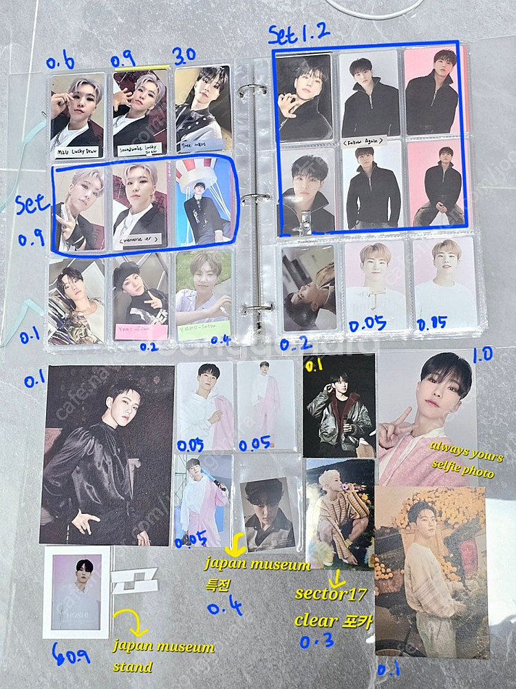 세븐틴 호시 포카 굿즈 일괄 양도 세븐넷 럭드 베앨--1