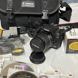 Canon EOS 1000d 캐논 카메라 풀구성 팝니다 (렌즈 2개 포함)