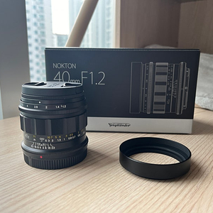 보이그랜더 녹턴 40mm f1.2 z마운트 렌즈 판매합니다