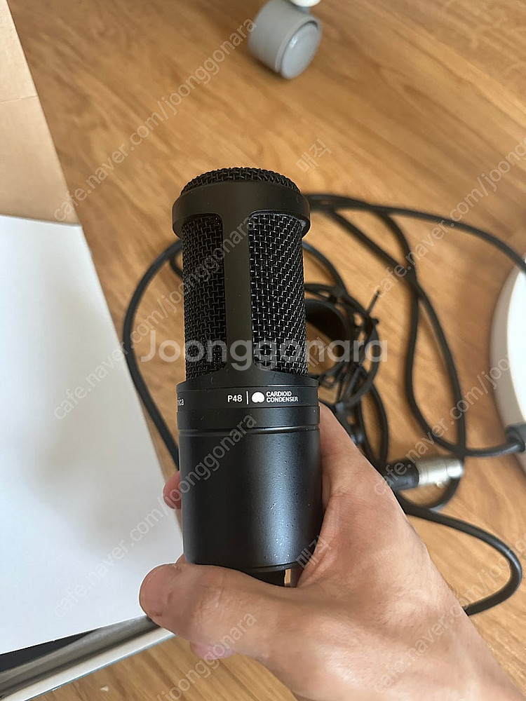 마이크 오디오테크니카 AT 2020 팝니다 (쇽마운트 ...--0