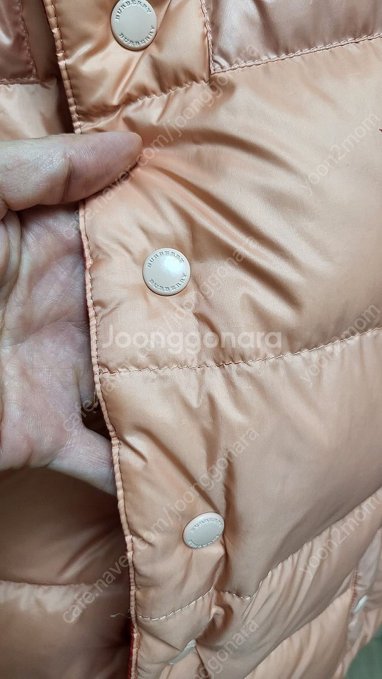 버버리 키즈 구스 패딩조끼 10y--2