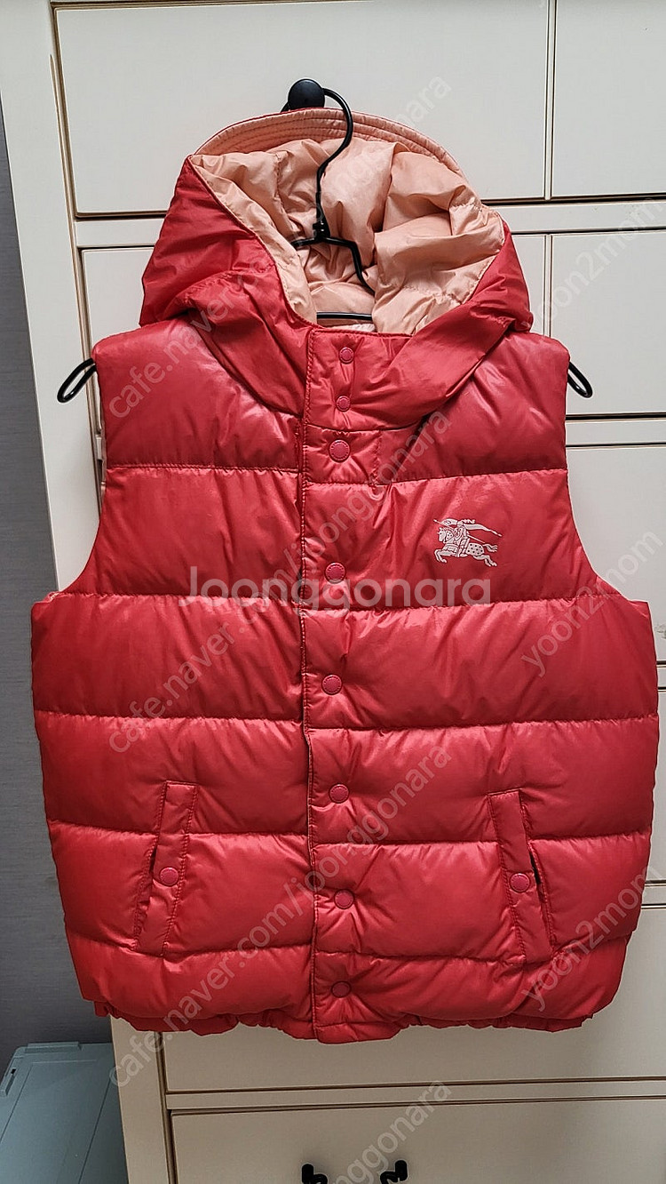 버버리 키즈 구스 패딩조끼 10y--4