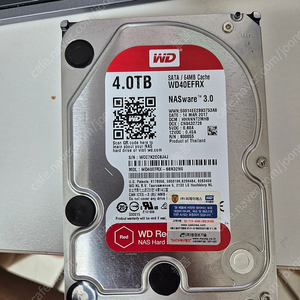 WD RED PLUS 4TB x 2개 일괄 판매합니다. (택포)