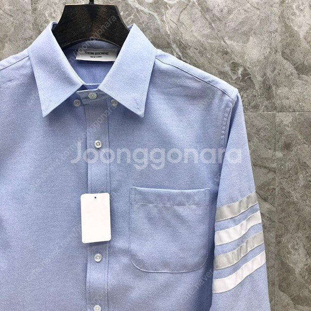 톰브라운 사선 긴팔 셔츠 남방--3