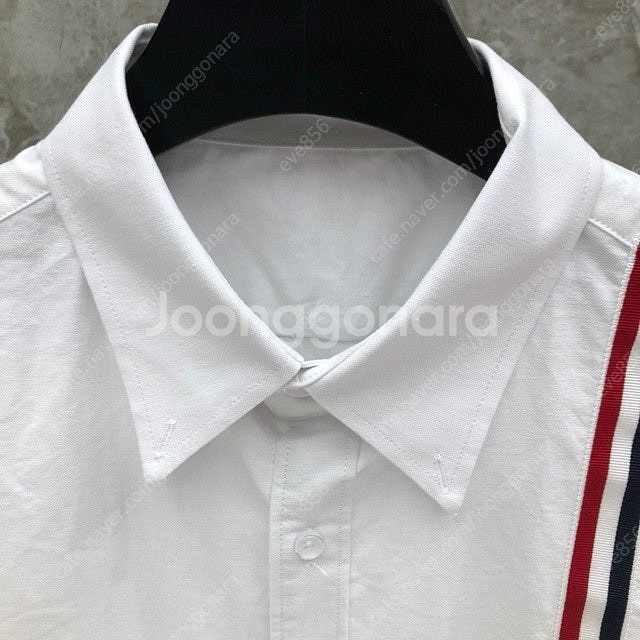 톰브라운 삼선 라인 긴팔 셔츠 남방--4