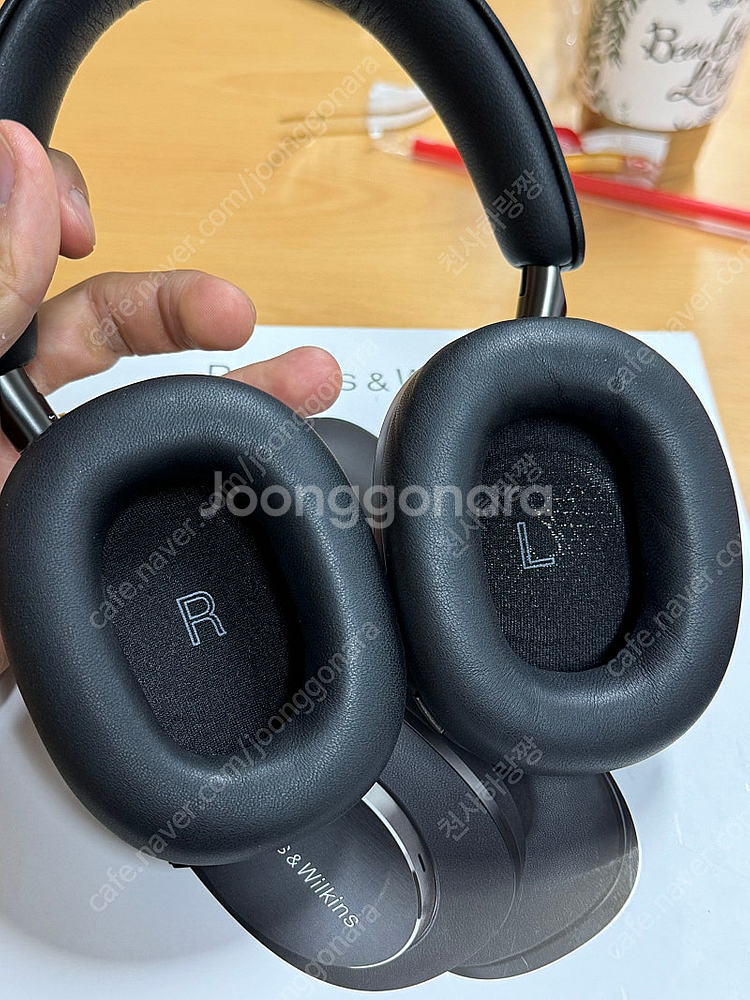 바워스앤윌킨스 px8 블랙 헤드셋 헤드폰--7