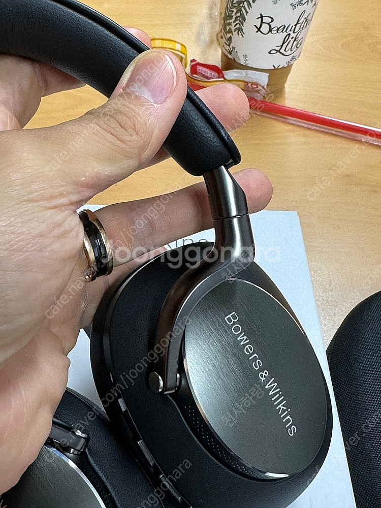 바워스앤윌킨스 px8 블랙 헤드셋 헤드폰--8