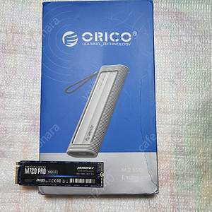 M.2 SSD (타무즈 M720 pro nvme 512gb) 및 오리코 외장하드 케이스 팝니다