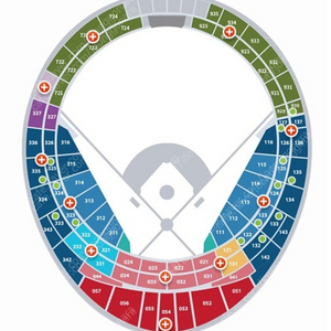 롯데자이언츠 9/6(금) 롯데 vs 삼성 (롯데 삼성) 1루 내야상단석 2,3연석