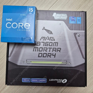 12600K + B760M 박격포 DDR4