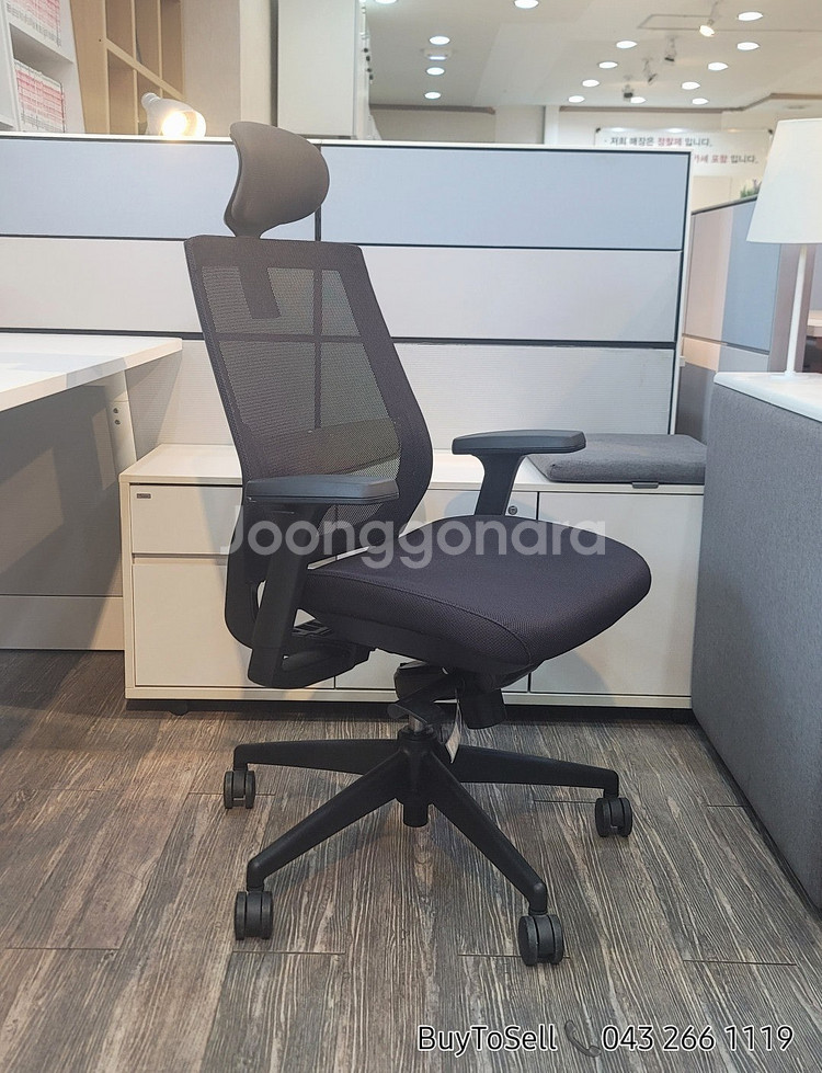 리바트네오스 T501G 중고사무용의자 대량판매--4