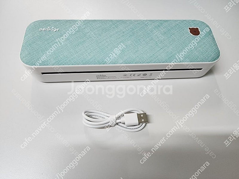 페리페이지 peripage무선프린터,민트색상 팝니다.--0