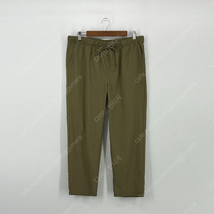 밴딩 와이드 팬츠 면바지 (XL size / BROWN)