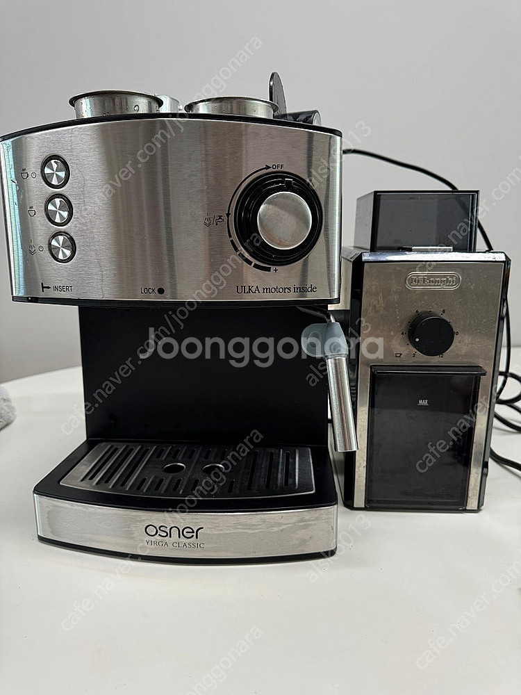 오스너 예가 커피머신, 드롱기 그라인더--0