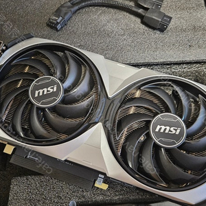 MSI RTX 4070 SUPER 벤투스 12GB 그래픽카드 풀박스