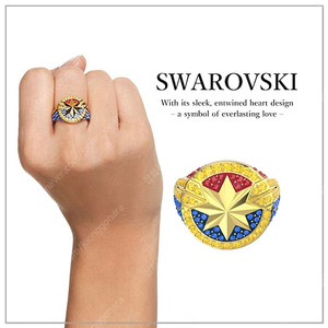 스와로브스키 마블 SWAROVSKI Marvel 링 반지 52 미개봉