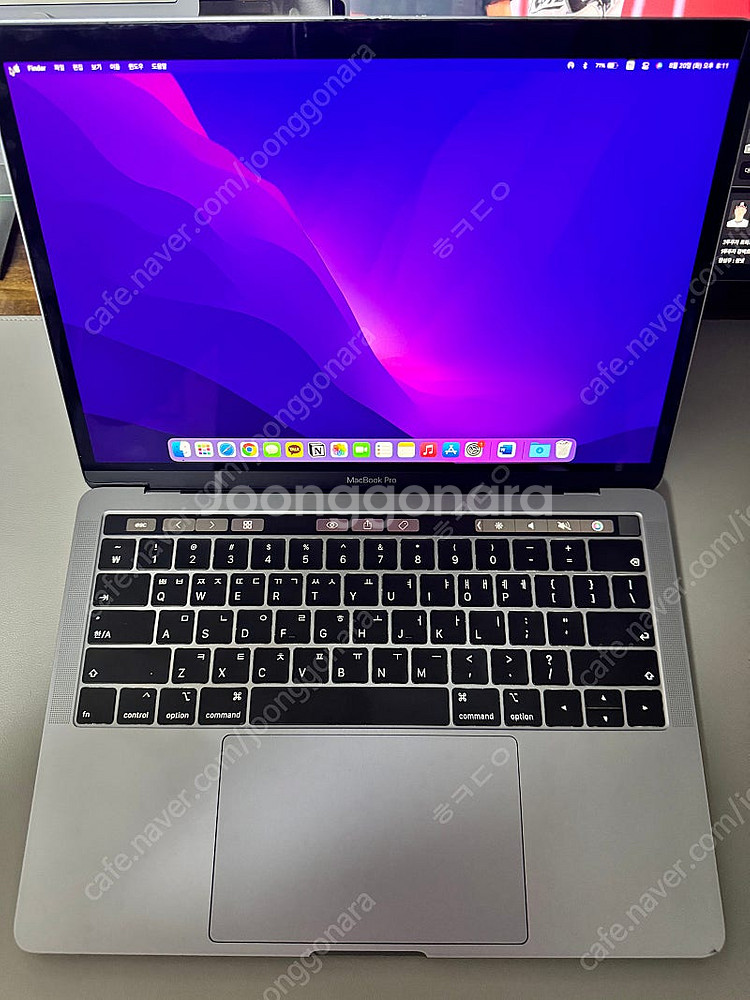 맥북프로 2019 13인치 터치바 i5/8GB/256G...--0