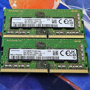 삼성 노트북용 DDR4 8GB 3200 SO-DIMM 판매합니다.