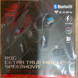 [미개봉] ASUS ROG CETRA TWS SPEEDNOVA 블랙색상