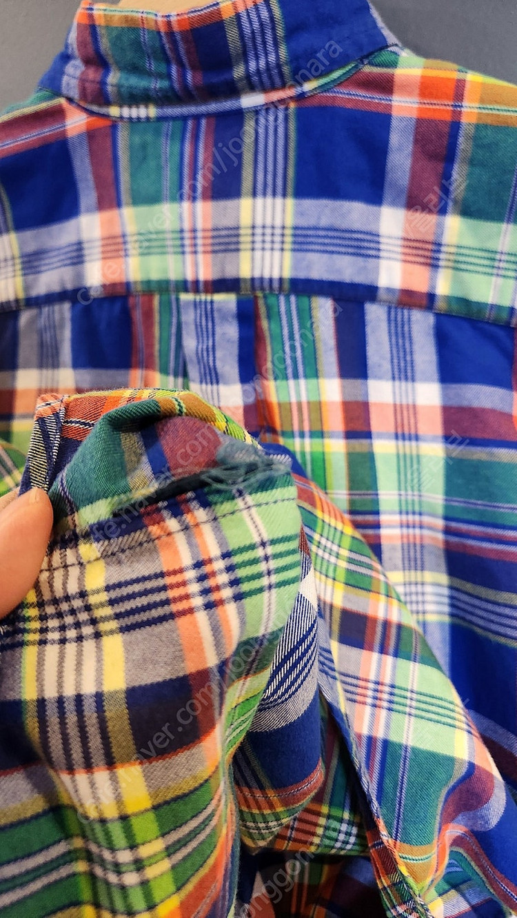 폴로 랄프로렌 키즈 멀티체크 셔츠 남방 5T(5세)--6