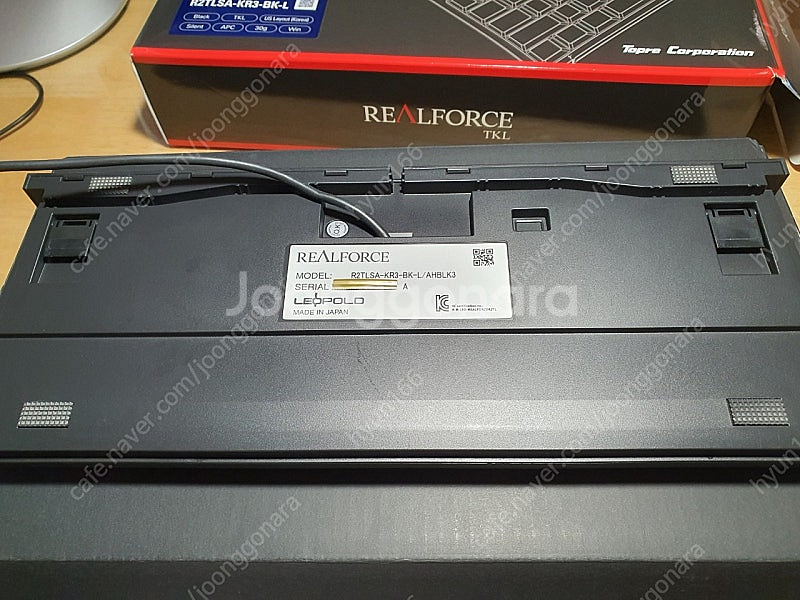 리얼포스 R2TLSA-KR3-BK-L 30g 텐키레스--1