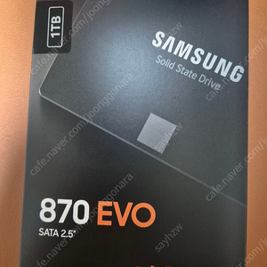 SSD 삼성 870 EVO SATA 2.5" 1TB 미개봉