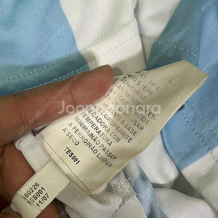 아디다스 아르헨티나 축구 반팔 져지 유니폼 스포티 블록...--6