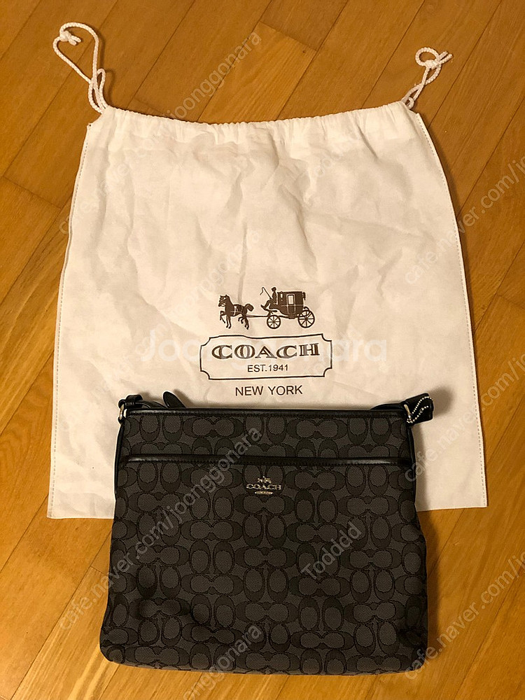 (새상품, 무료배송) [COACH] 코치 시그니쳐 파일...--8