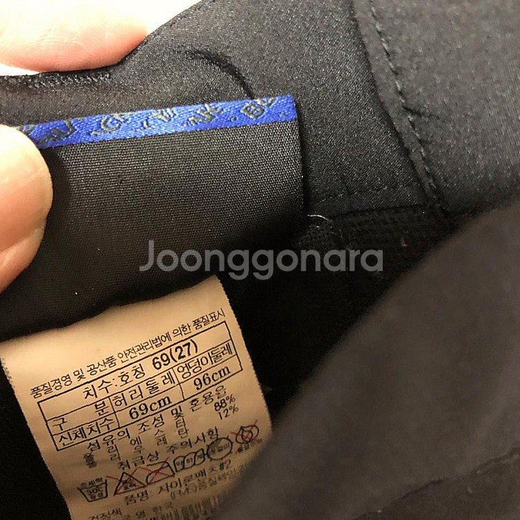 판매 블랙야크 남성 여름 바지 27인치 깨끗--3