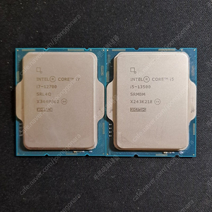 인텔 I5 13500, I7 12700