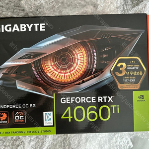 GIGABYTE 지포스 RTX 4060 Ti WINDFORCE OC D6 8GB