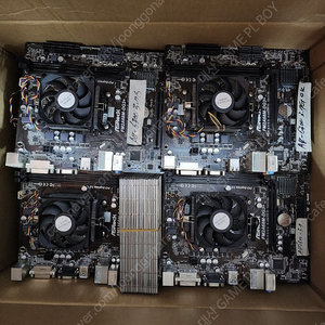 ASROCK FM2A68M-DO3+, FM2A58M-DO3+ 메인보드 세트 44장 판매 장당 10,000원