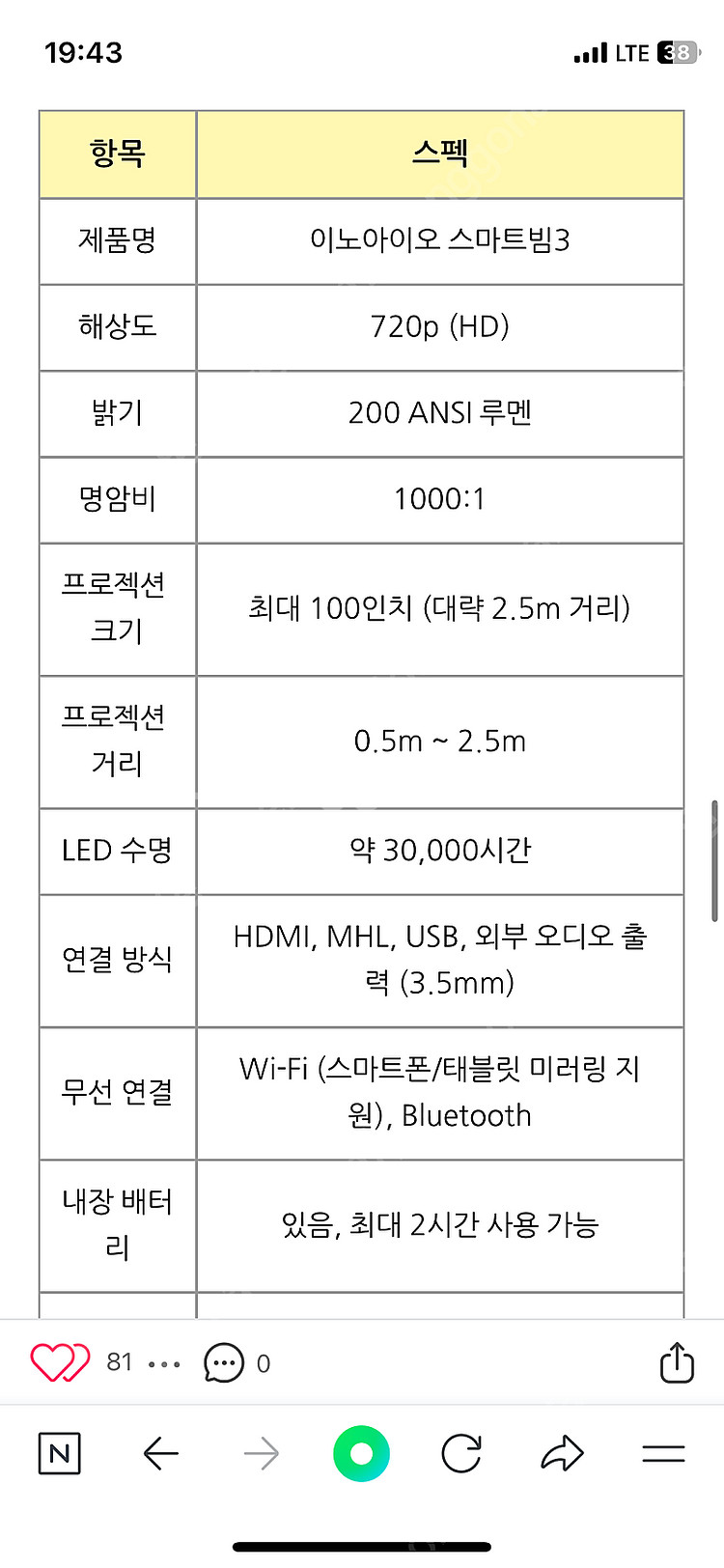 이노아이오 스마트빔3--1
